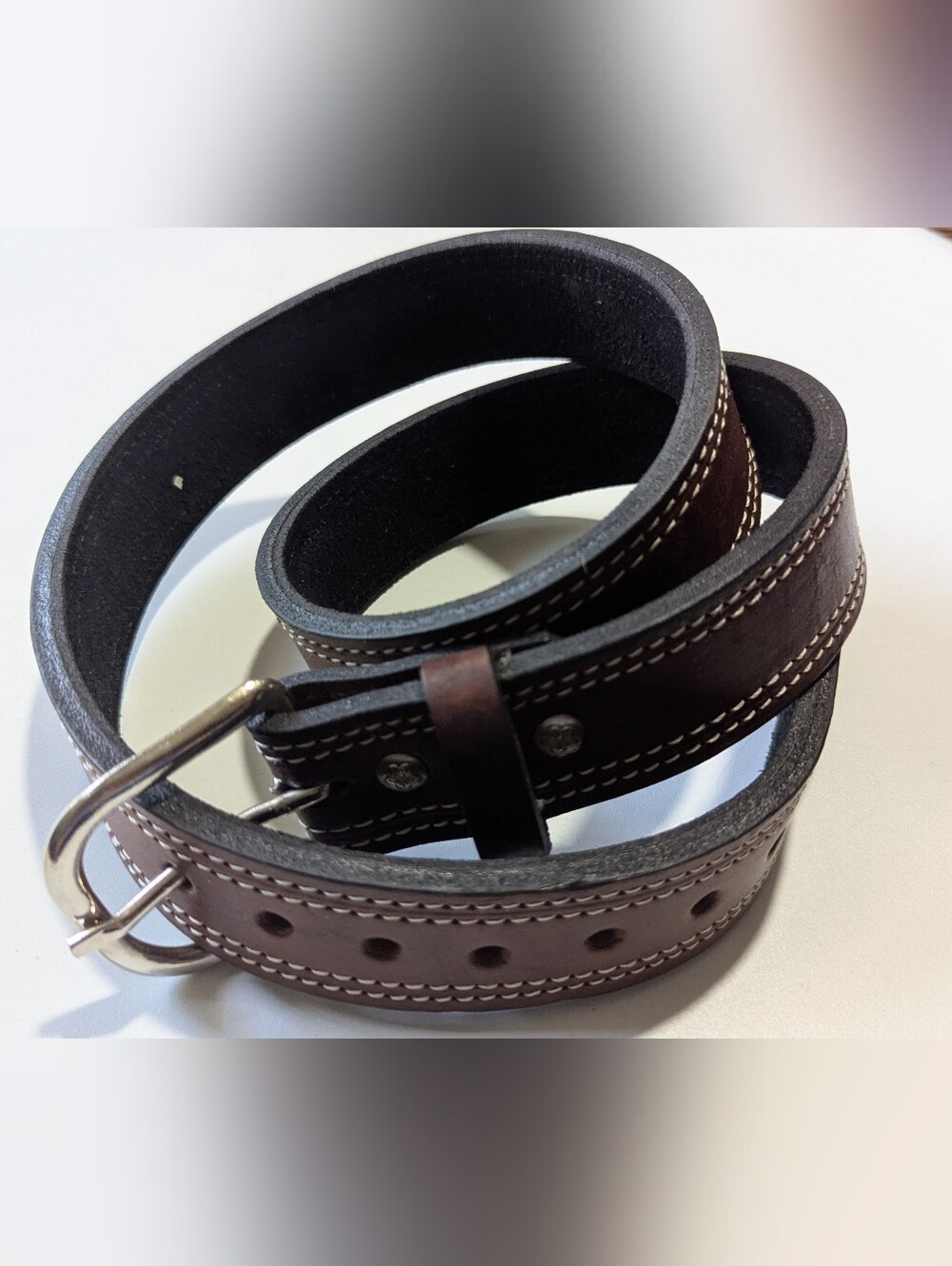 Men's Genuine Leather Belt Made in Mexico - Brown - Size 36